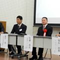 写真左から安田、島川、佐藤、福永の各氏