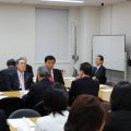 旅館3団体会長も出席した設立総会（右端が川内会長）