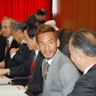 アドバイザリー・ボードのメンバーに選ばれた元サッカー日本代表の中田さん