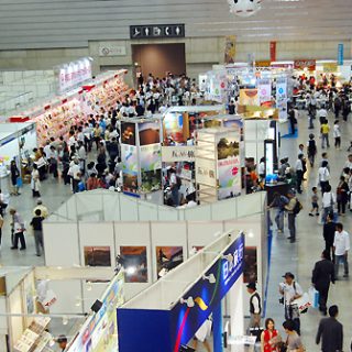 旅フェア会場内