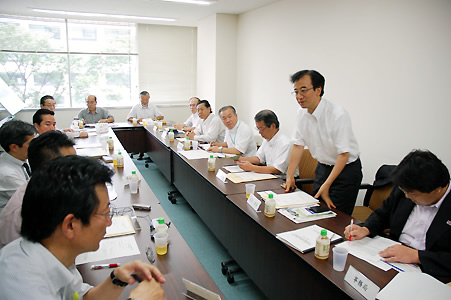推進協議会の初会合の模様（7月26日）