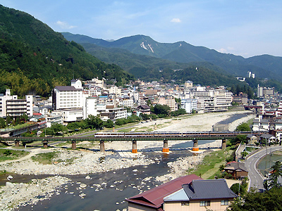 黒川や雄琴とともに地域ブランド第1号に認定された下呂温泉